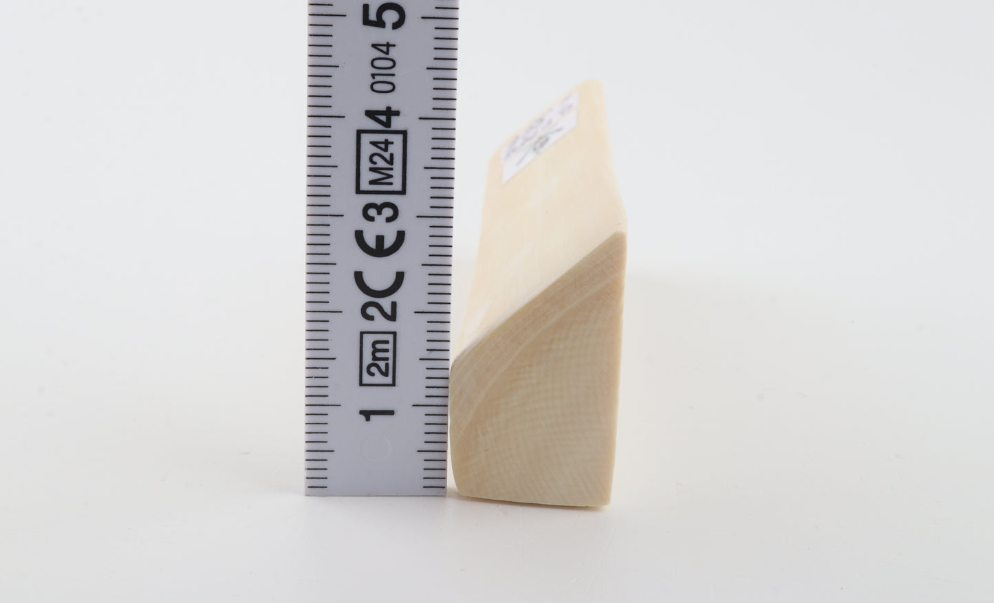 White mammoth ivory segment