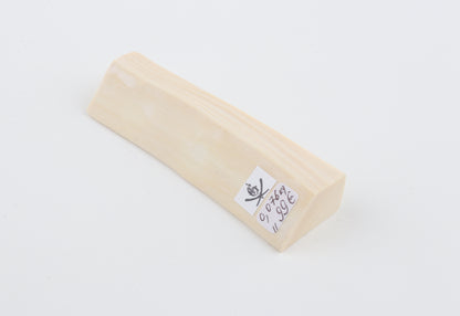 White mammoth ivory segment