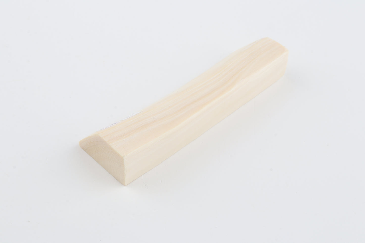 White mammoth ivory segment