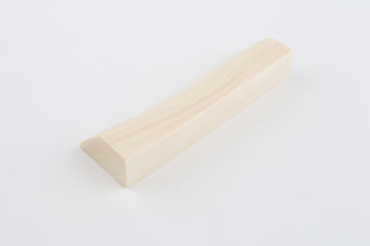 White mammoth ivory segment