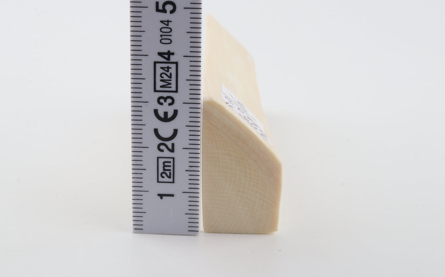 White mammoth ivory segment