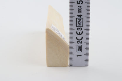 White mammoth ivory segment