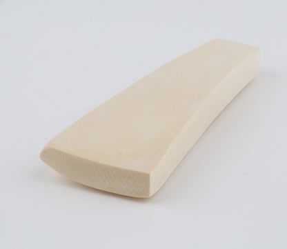 White mammoth ivory segment