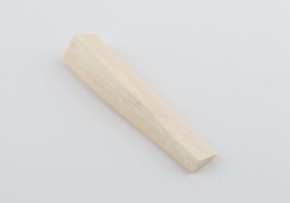 White mammoth ivory segment