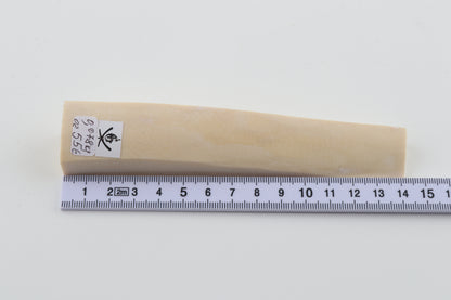 White mammoth ivory segment