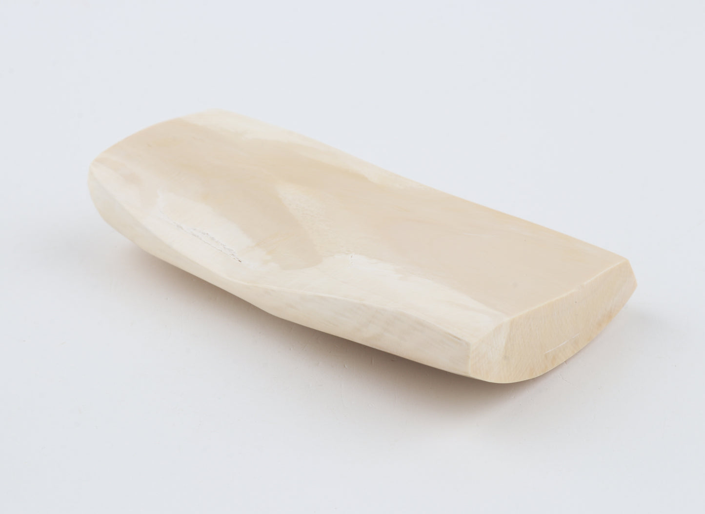 White mammoth ivory segment