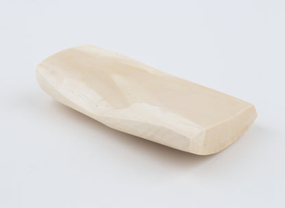 White mammoth ivory segment