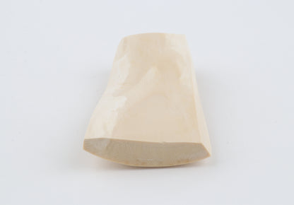 White mammoth ivory segment