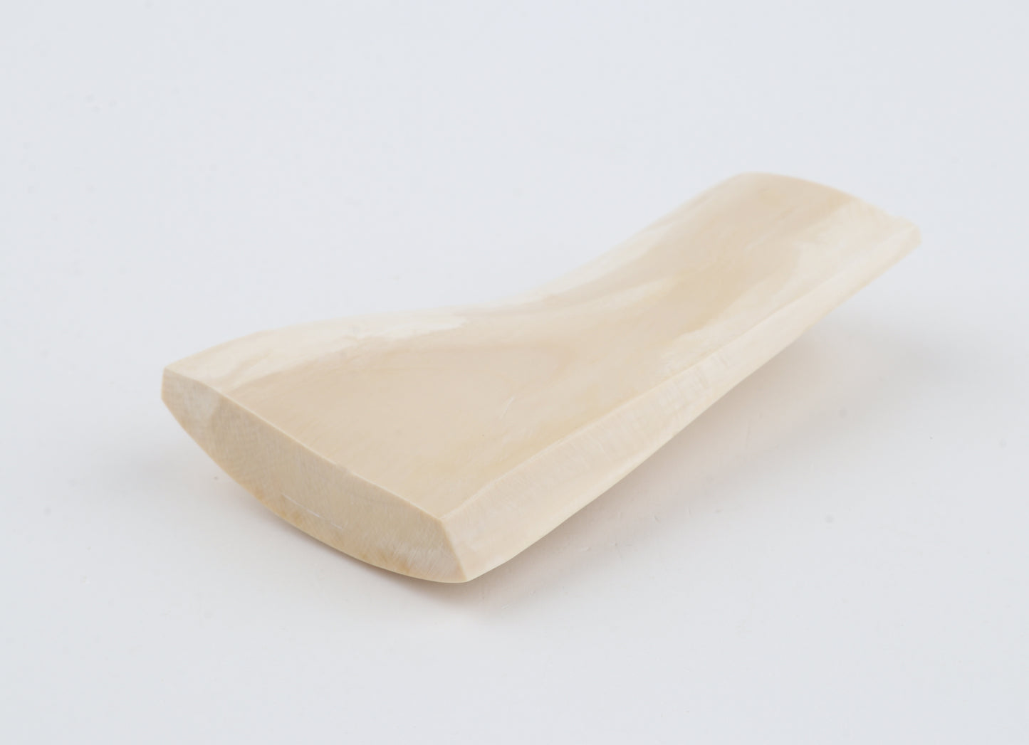 White mammoth ivory segment