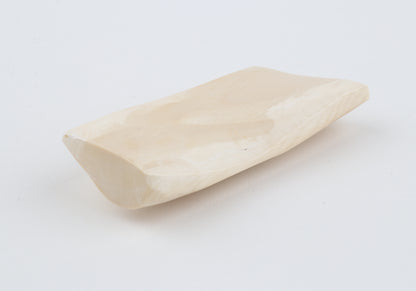 White mammoth ivory segment