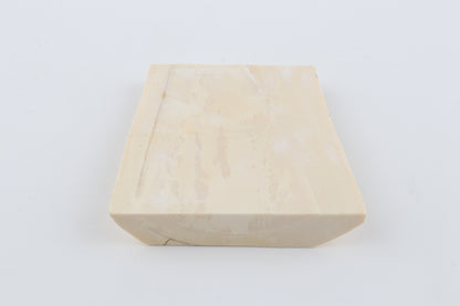 White mammoth ivory segment