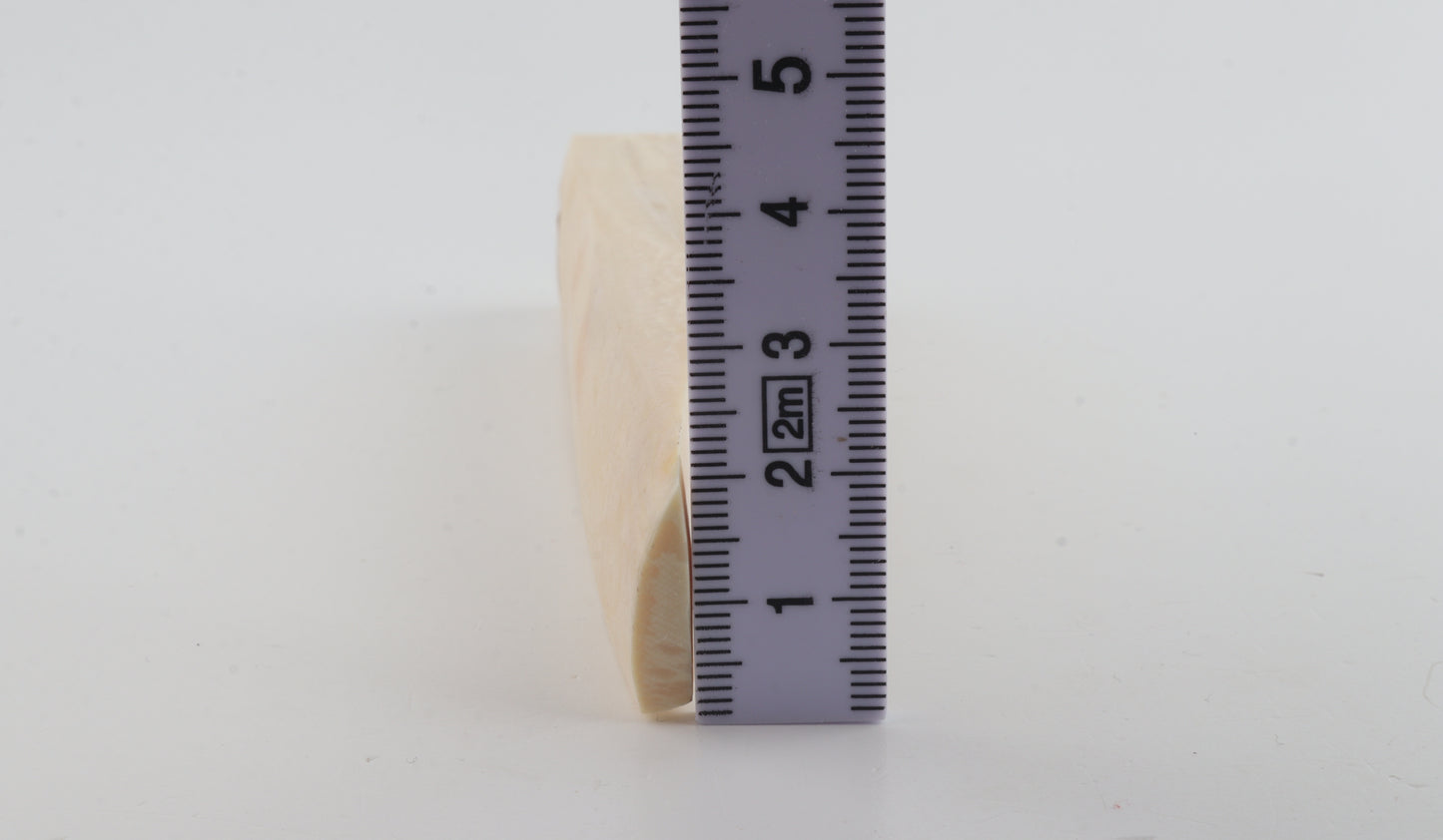 White mammoth ivory segment