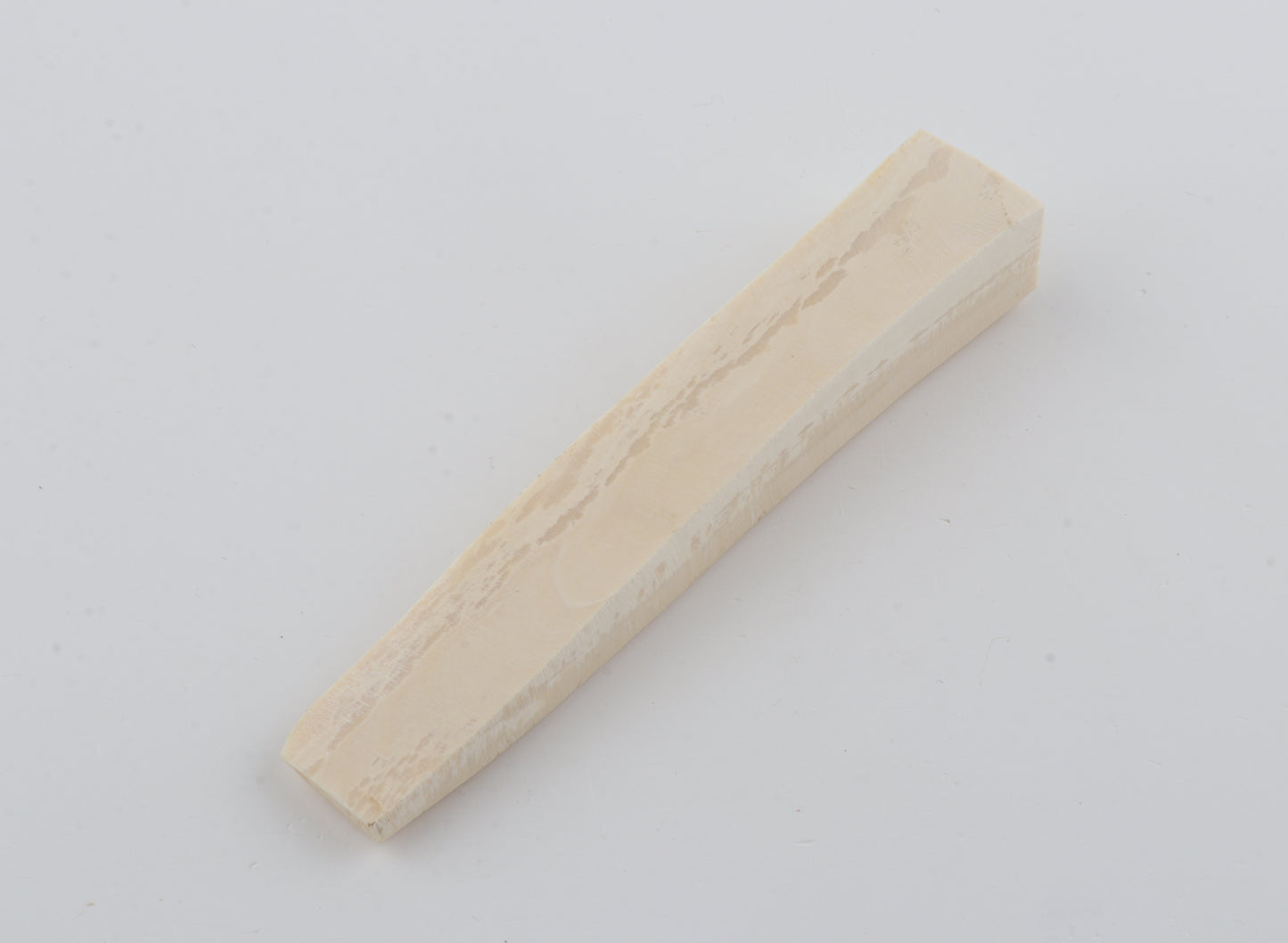 White mammoth ivory segment