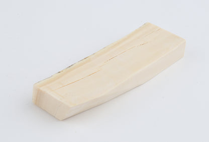White mammoth ivory segment