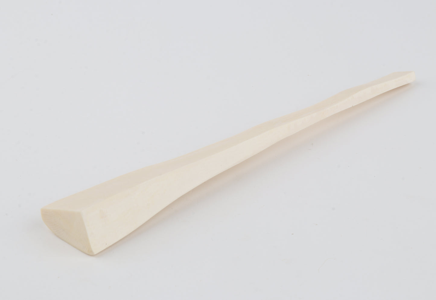 White mammoth ivory piece