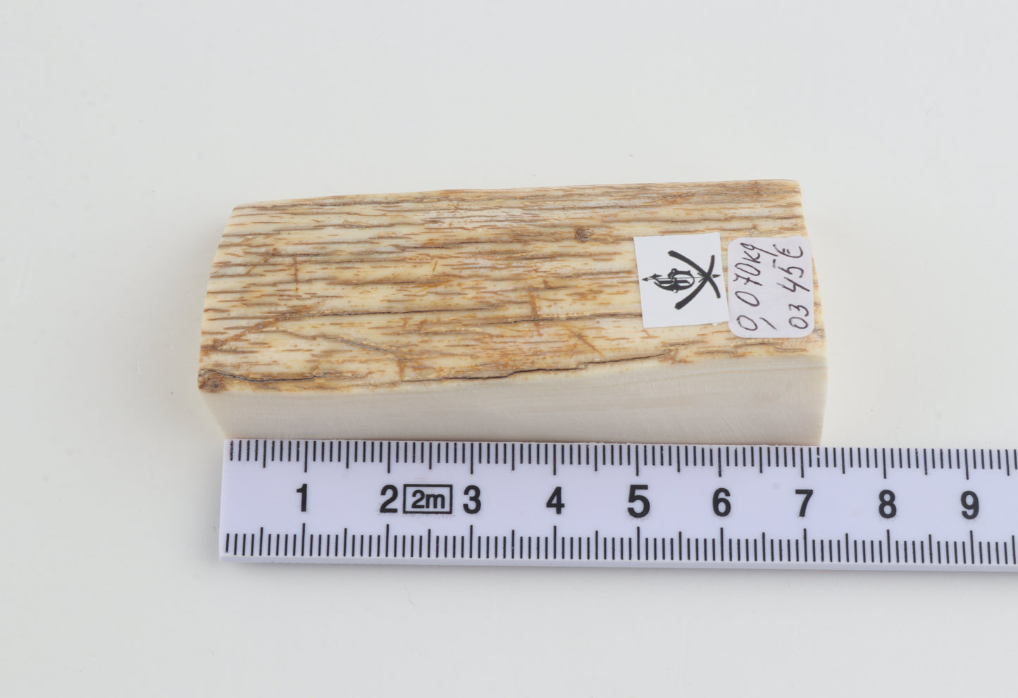 Natural mammoth ivory piece