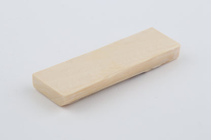 White mammoth ivory segment