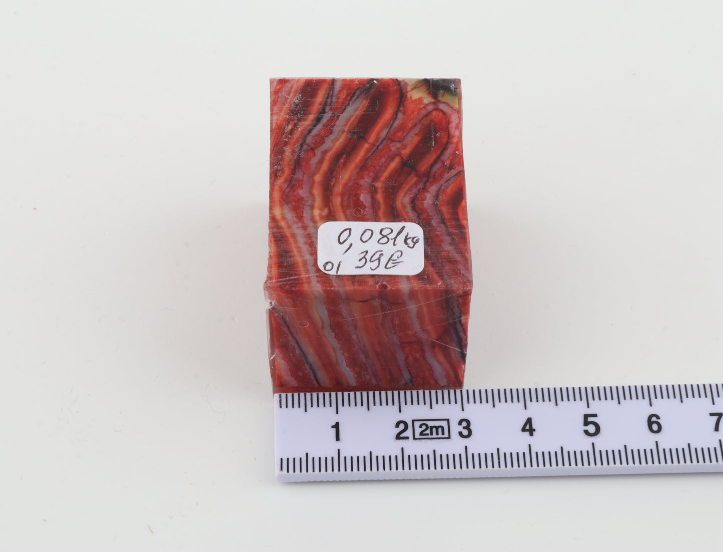 Stabilized mammoth molar piece