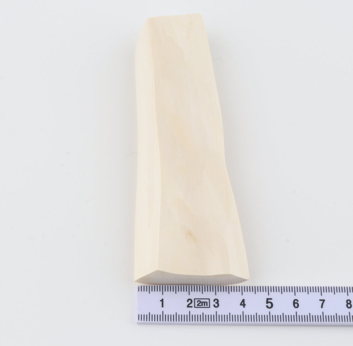 White mammoth ivory segment