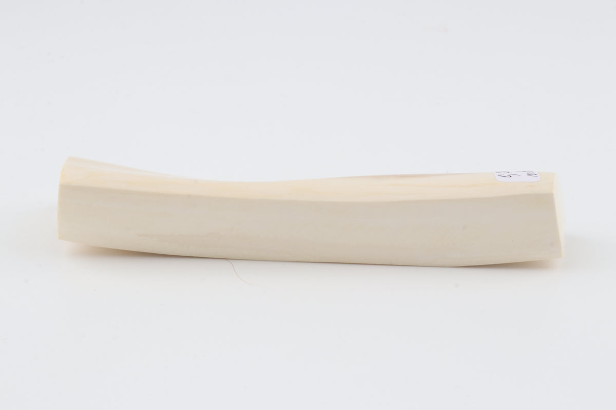White mammoth ivory segment