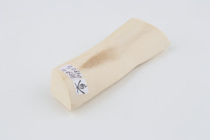 White mammoth ivory segment
