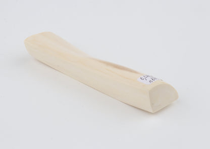 White mammoth ivory segment