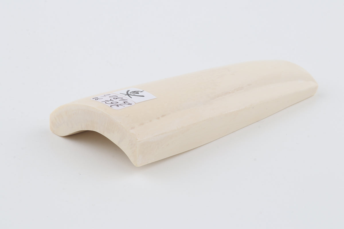 White mammoth ivory segment