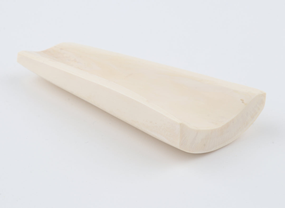White mammoth ivory segment