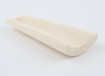 White mammoth ivory segment