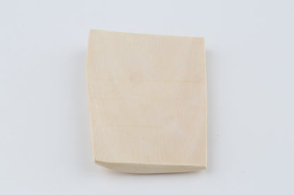 White mammoth ivory segment