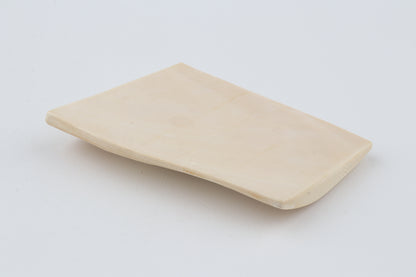 White mammoth ivory segment