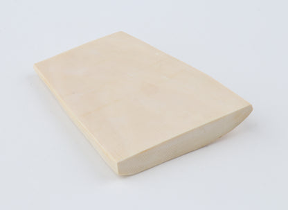 White mammoth ivory segment