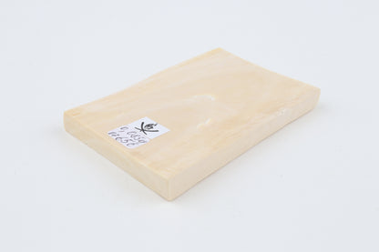 White mammoth ivory segment