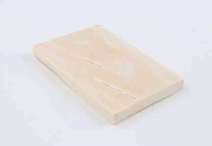 White mammoth ivory segment