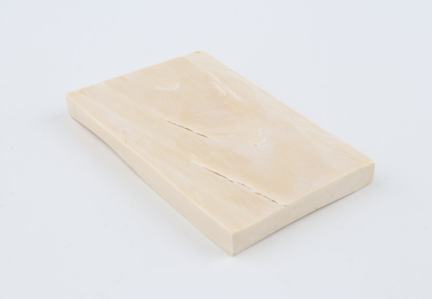 White mammoth ivory segment