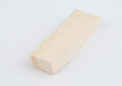 White mammoth ivory segment