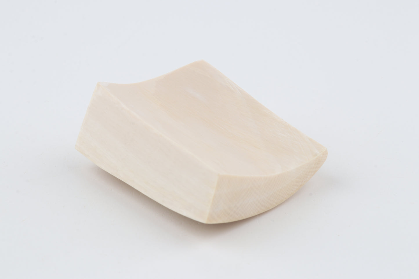 White mammoth ivory segment