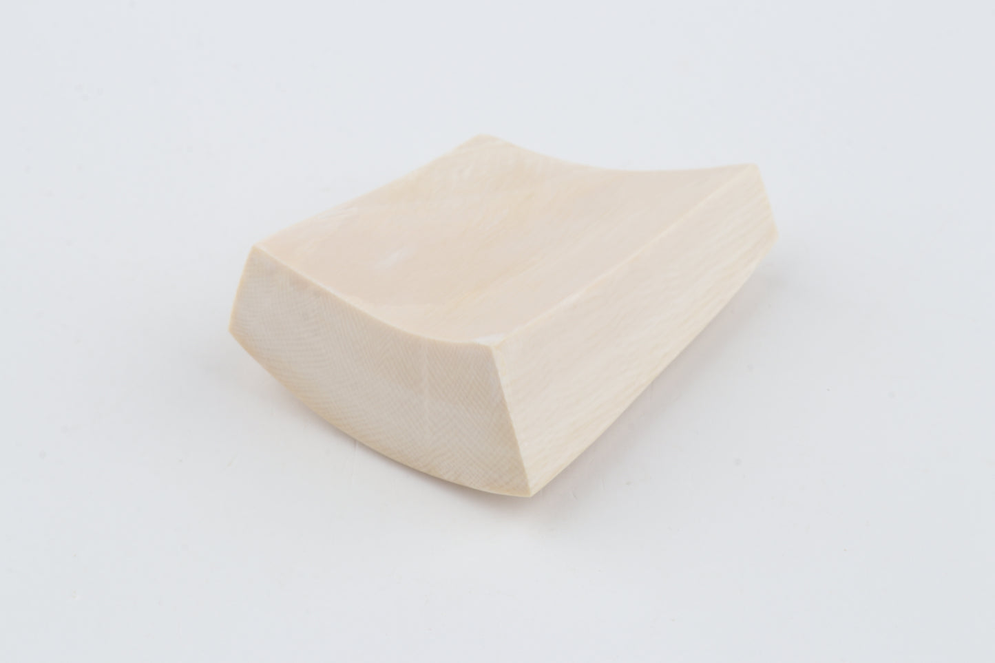 White mammoth ivory segment