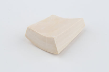White mammoth ivory segment
