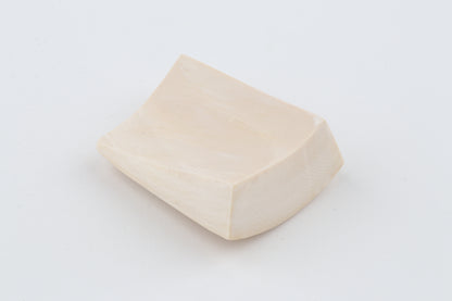 White mammoth ivory segment