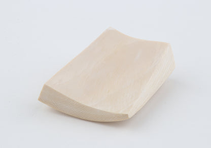 White mammoth ivory segment