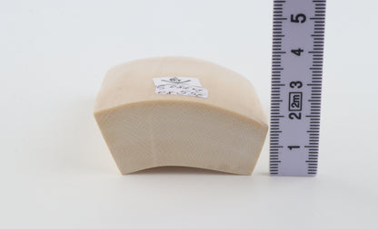 White mammoth ivory segment