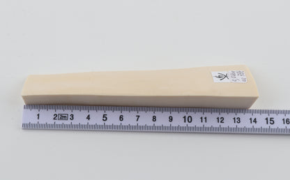 White mammoth ivory segment