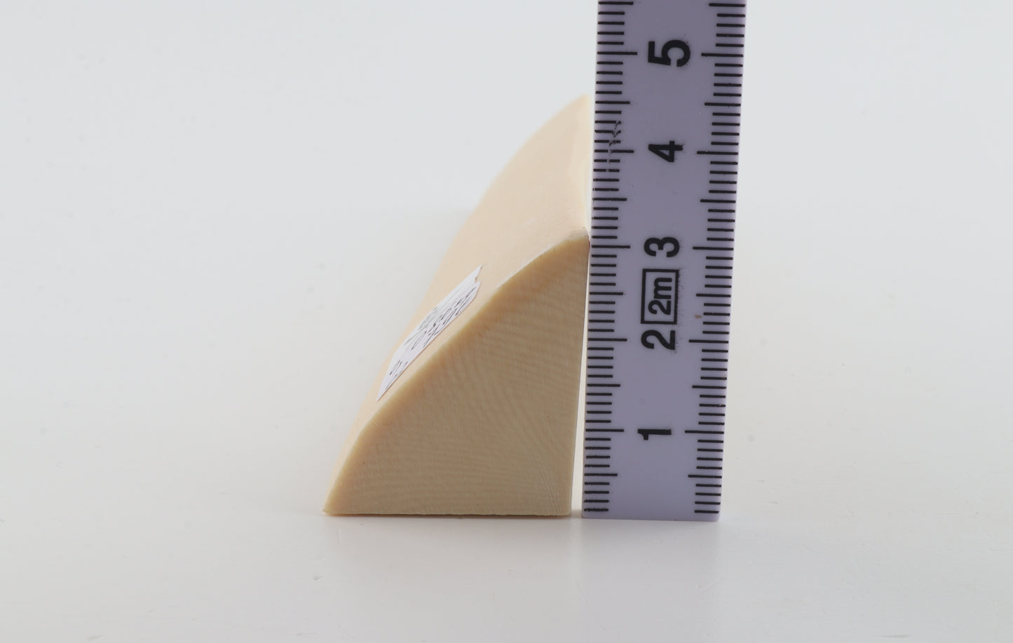 White mammoth ivory segment