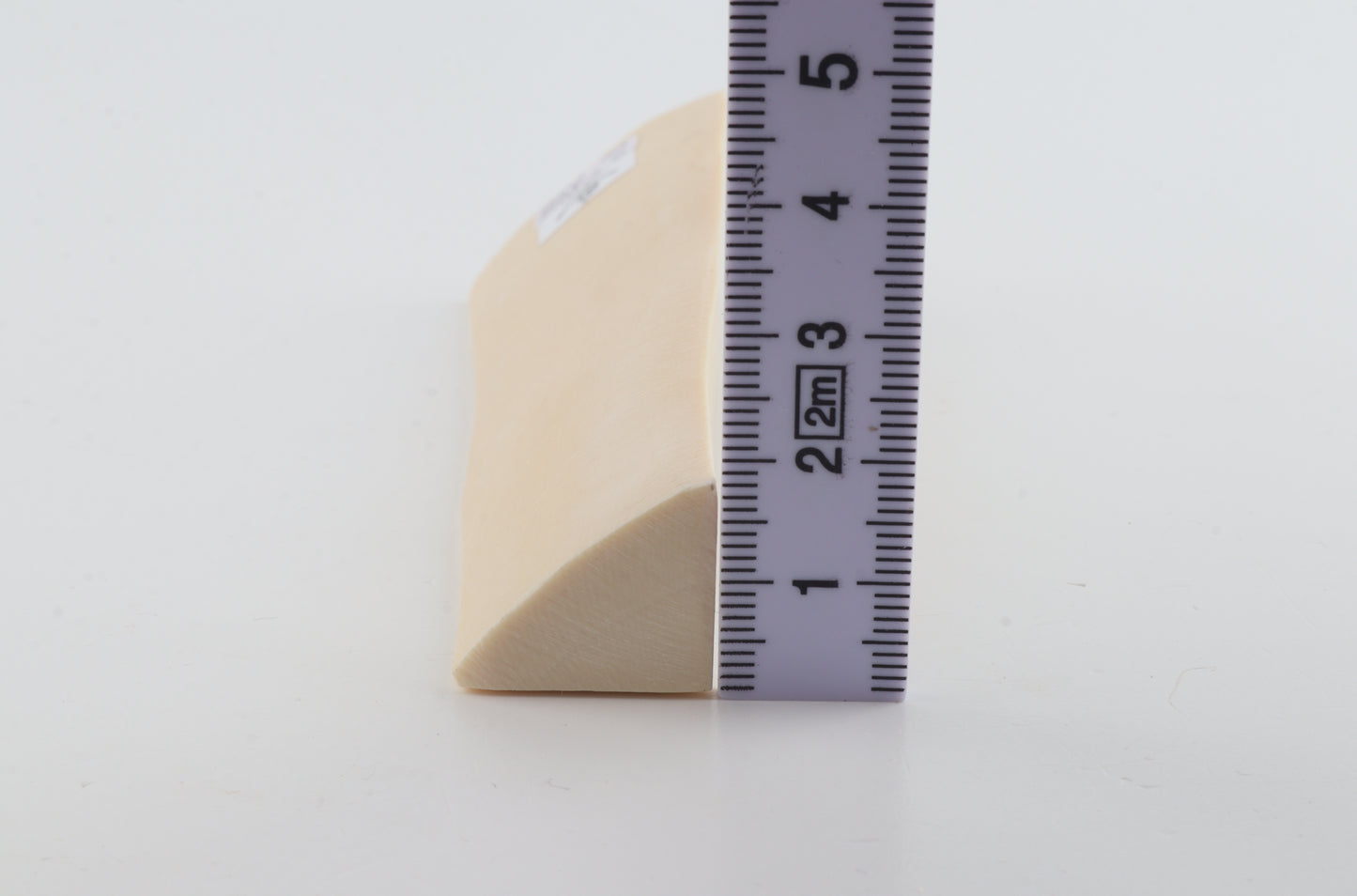 White mammoth ivory segment