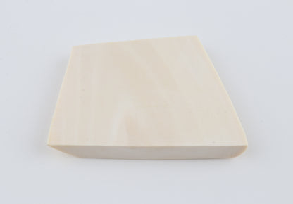 White mammoth ivory segment