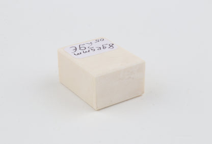 White mammoth ivory segment