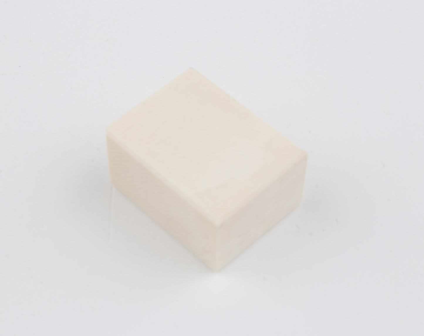 White mammoth ivory segment