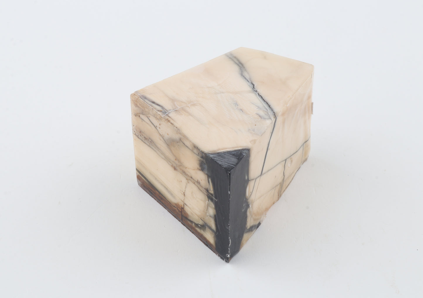 Stabilized mammoth ivory piece