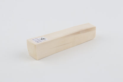 White mammoth ivory segment